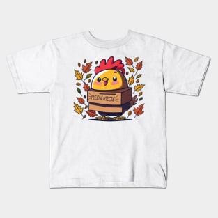 Funny Turkey Cat Meow Thanksgiving Day Shirt For Men Women Kids T-Shirt